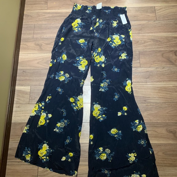 Free People floral wide leg pants - Picture 9 of 12